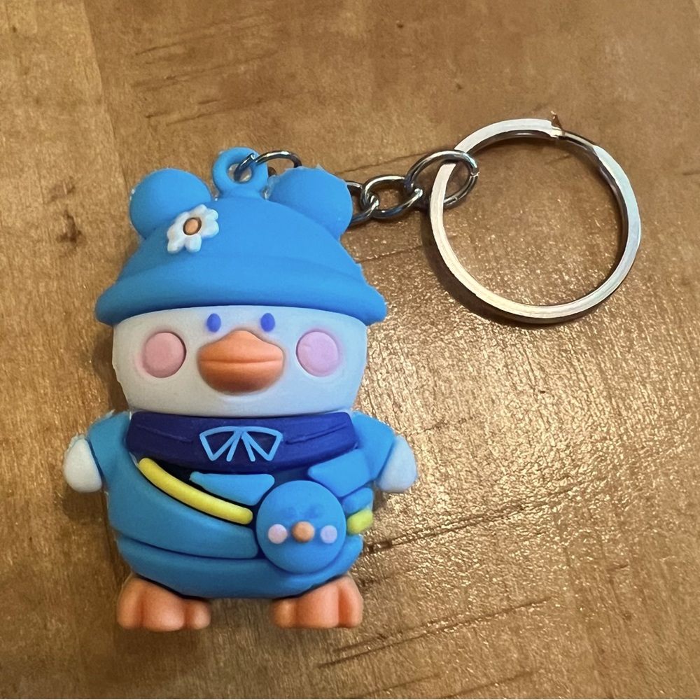 Kawaii Duck Keychain